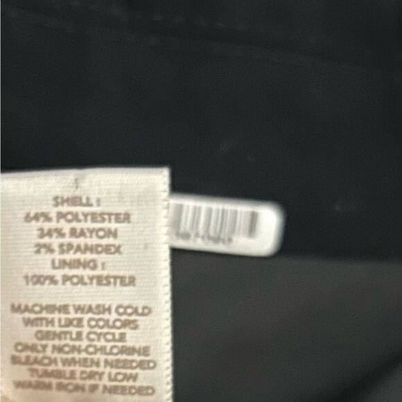 Loft Black Lined Single Button Blazer Size Small - Picture 7 of 10